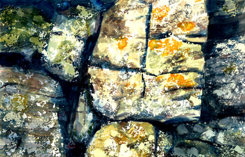 Drystone Wall, Moughton Scars  -  Yorkshire Dales. Keith Melling