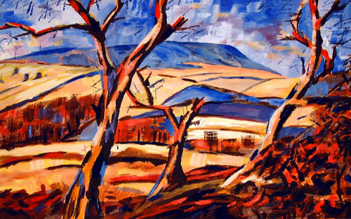 Pendle Hill from Ridge Lane - Lancashire. Keith Melling