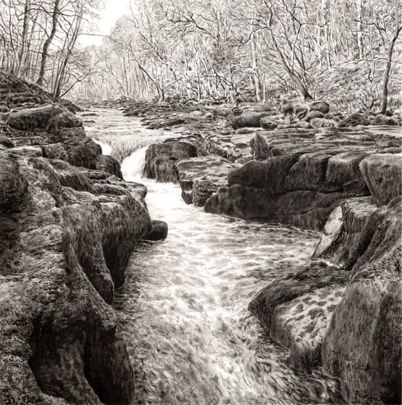 The Strid at Bolton Abbey  -  Yorkshire Dales. Keith Melling