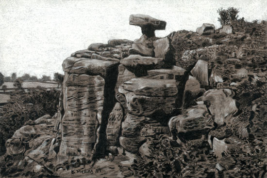Brimham Rocks II - Yorkshire. Keith Melling